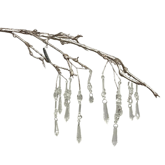 31” Crystal Drop Branch - Lt. Gold | XJ