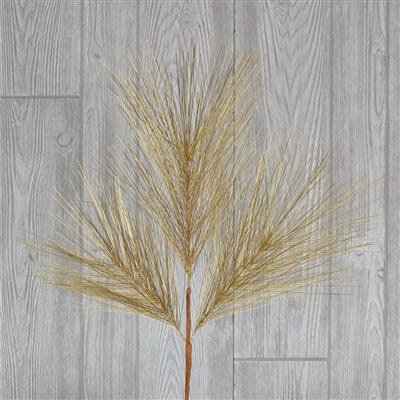 26" Metallic Pine Spray in Gold | XJ