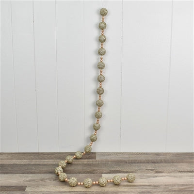 51" Mica Glitter Ball/Pearl Garland | QG