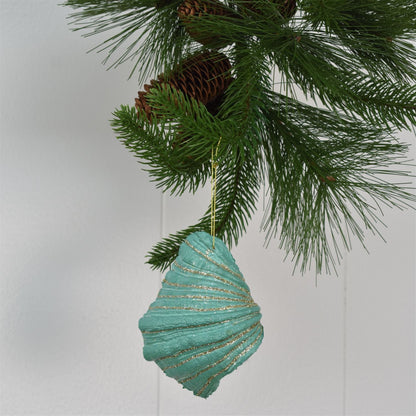 4.5" Seashell Ornament | QS