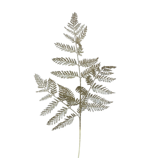 28" Sparkling Fern Spray - Platinum | QG