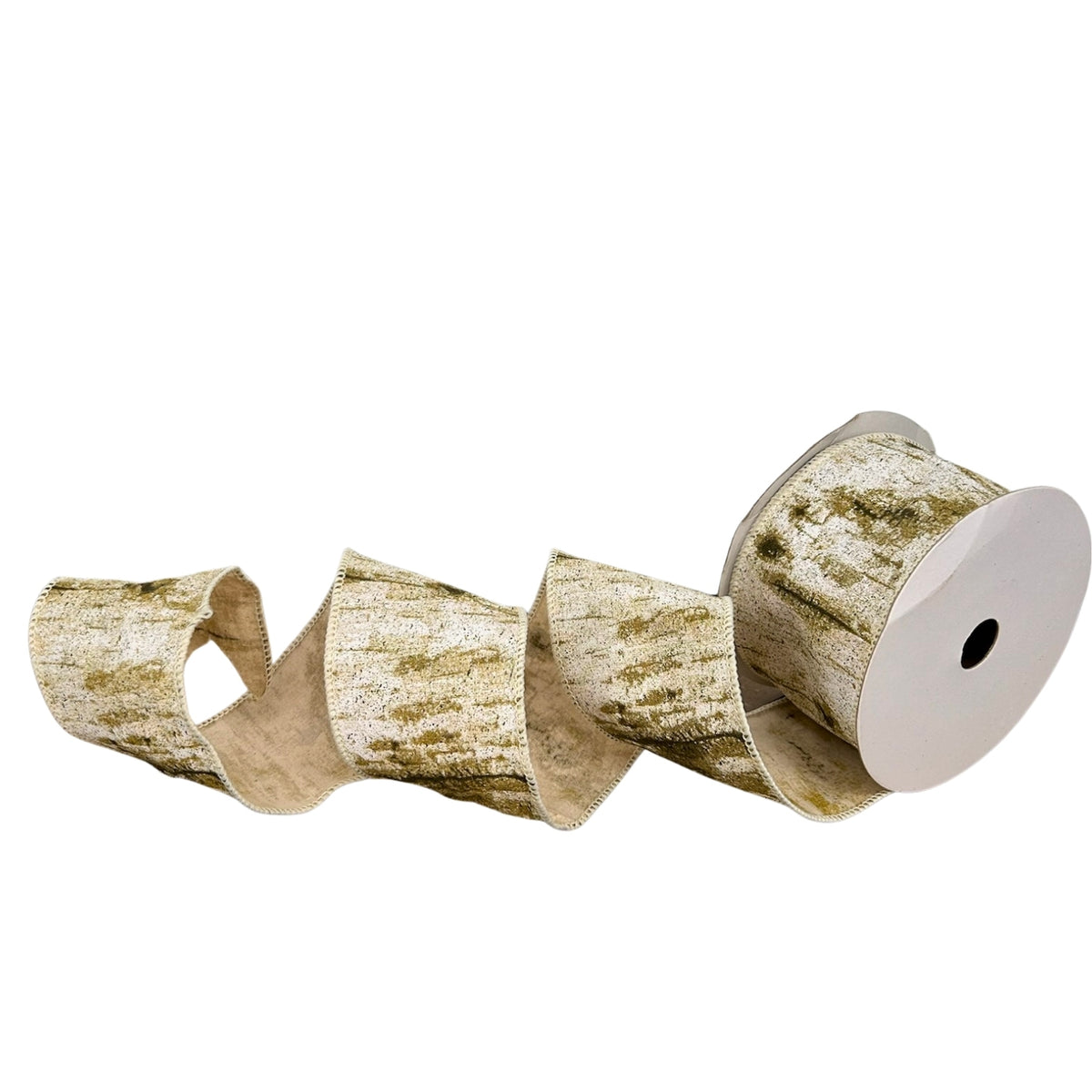 Celtic Gardens Christmas Glitter Birch Ribbon 2.5" x 10yd