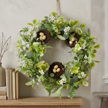 24" Morning Meadows Nest Wreath | QDE