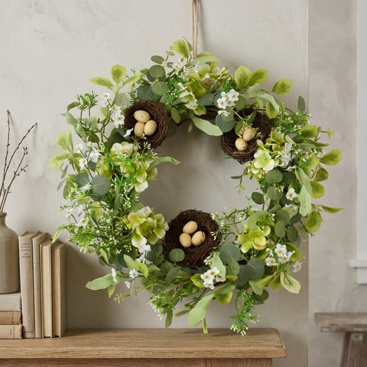 24" Morning Meadows Nest Wreath | QDE