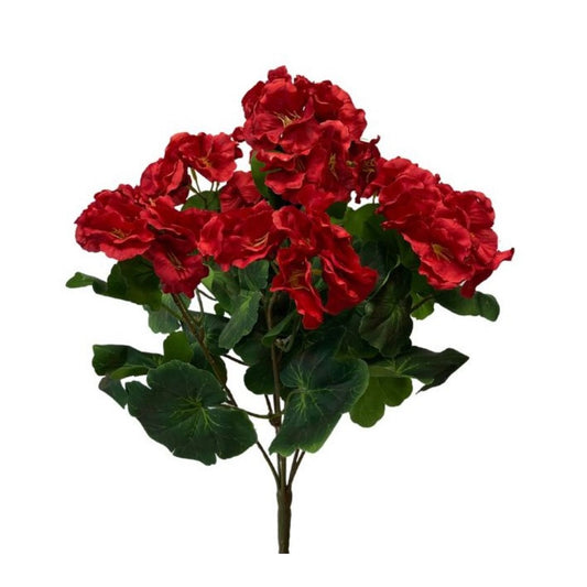 15” Geranium Plant in Red | XJE