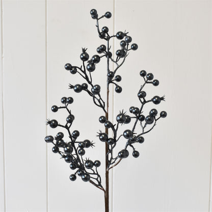Pearl Finish Berry Spray 22.25" in Black | QD
