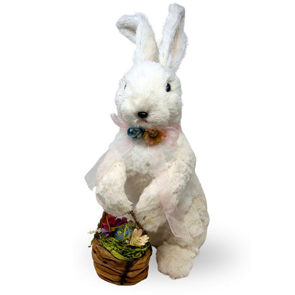 Bashful Bunny Flower Basket 16" | BFE