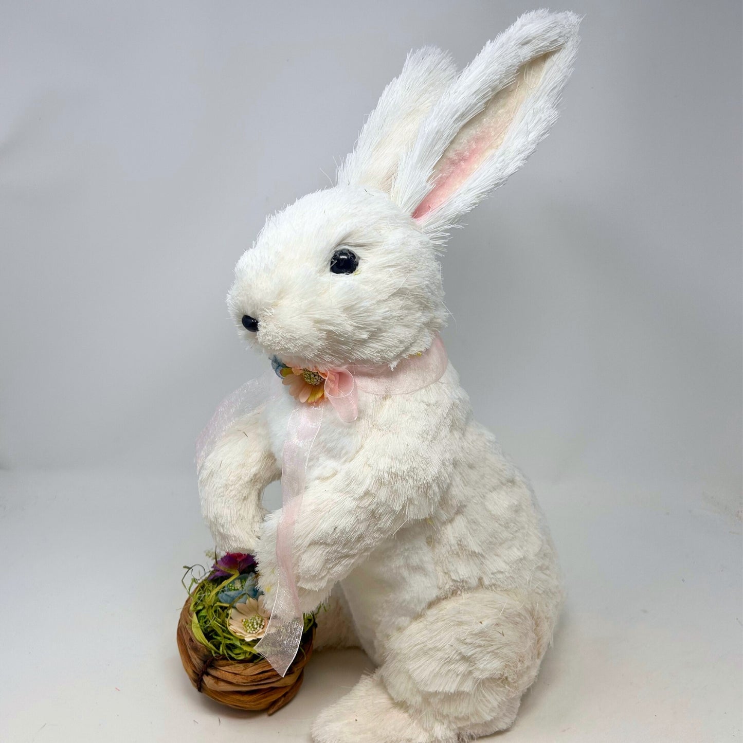 Bashful Bunny Flower Basket 16" | BFE