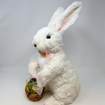 Bashful Bunny Flower Basket 16" | BFE