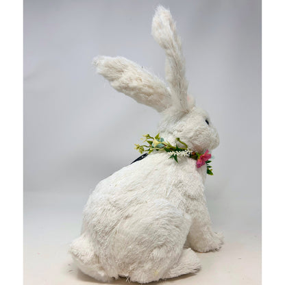 Bashful Bunny Rabbit Flower Necklace 12" x 10.5" | BFE