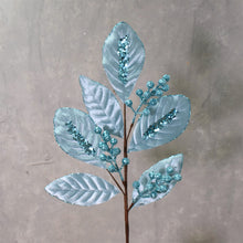 Load image into Gallery viewer, Freezing Cool Leaf Berry Spray 24&quot; - Lt. Blue | QG