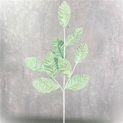 Glitz and Glamour Magnolia Leaf Spray 27" - Lt. Green | QG