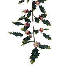 Load image into Gallery viewer, Heavenly Holiday Holly Ball Garland 59&quot; | QG