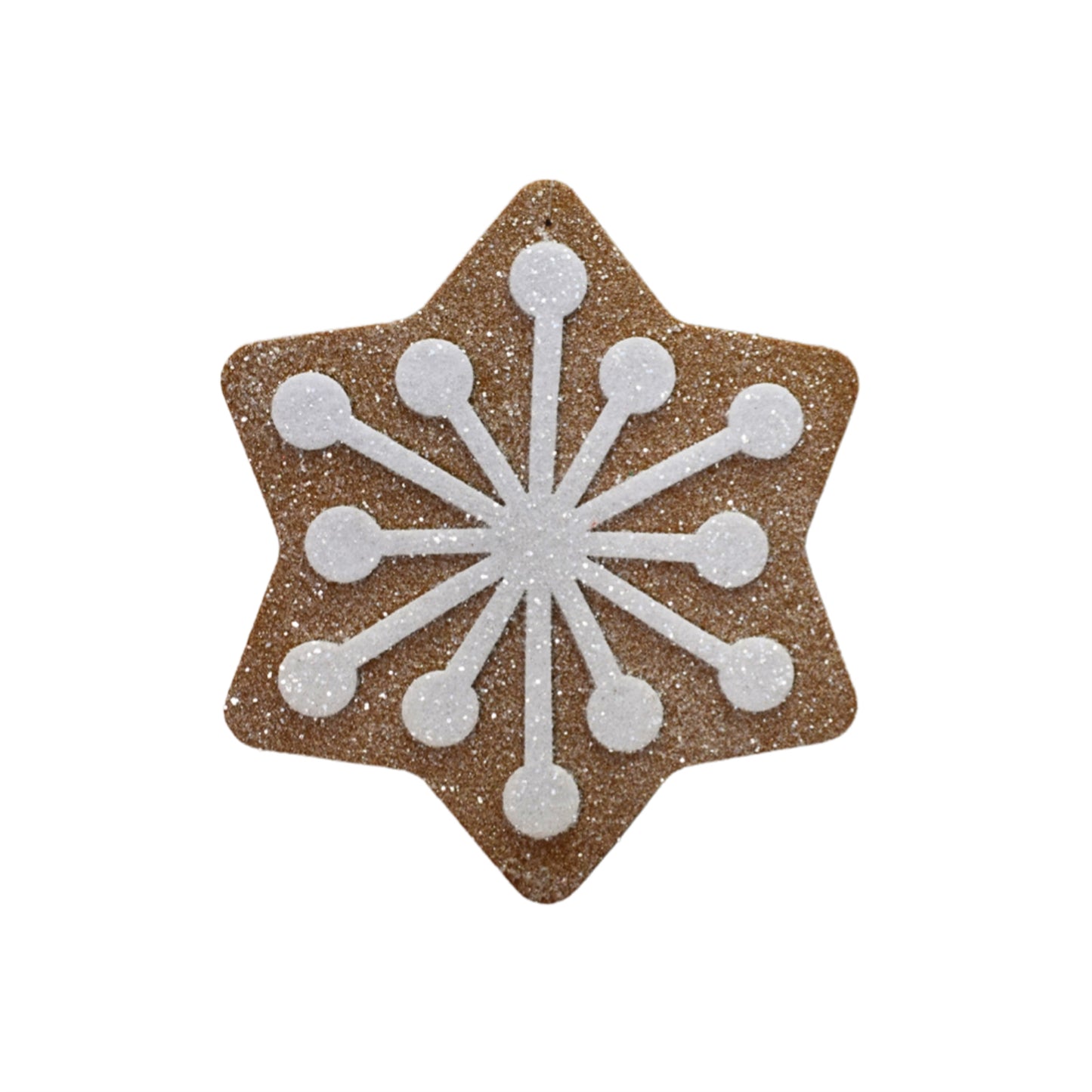 Gingerbread Snowflake Ornament 9" | TA