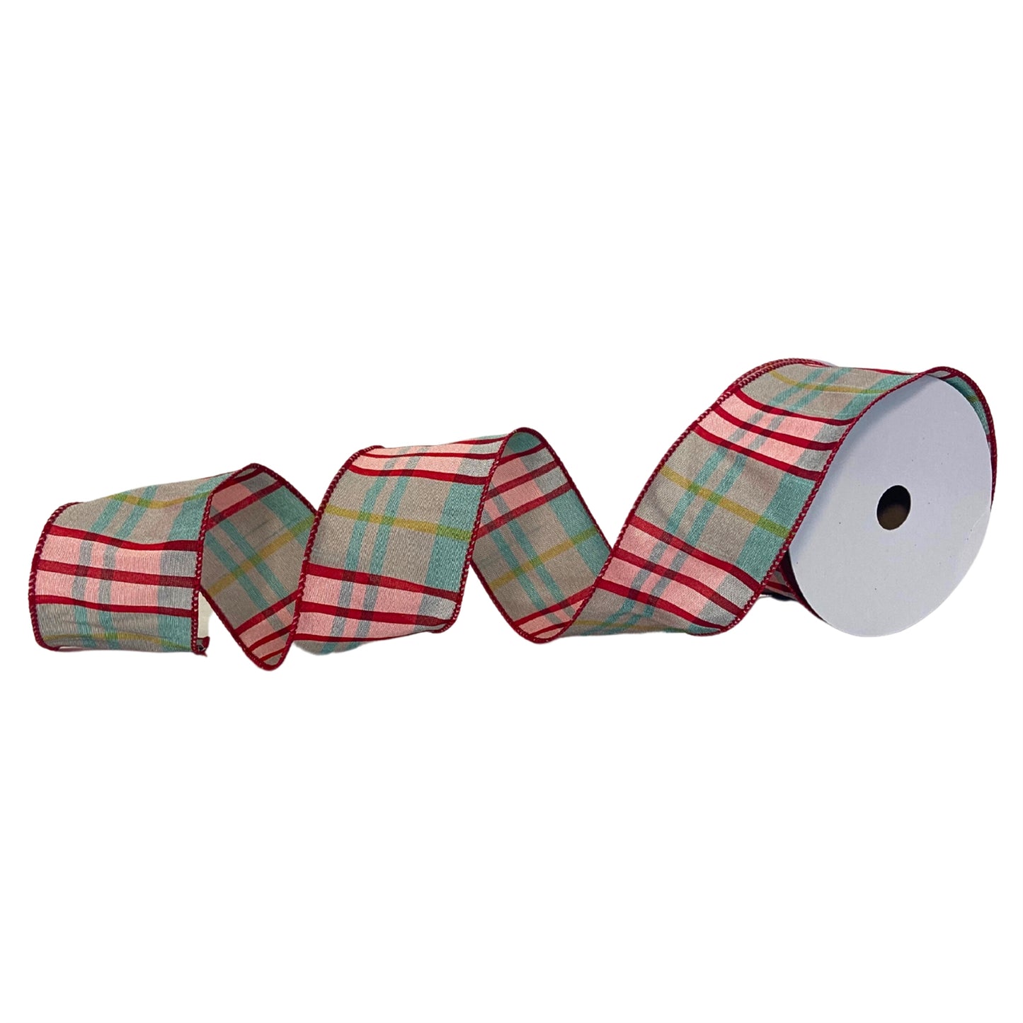 Confectionery Plaid Ribbon 2.5” x 10yd | YT