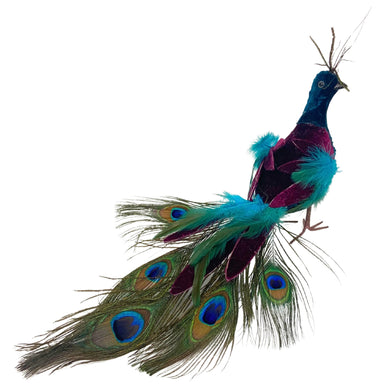 Peacock Glass Ornament – Amusements Gift Shop