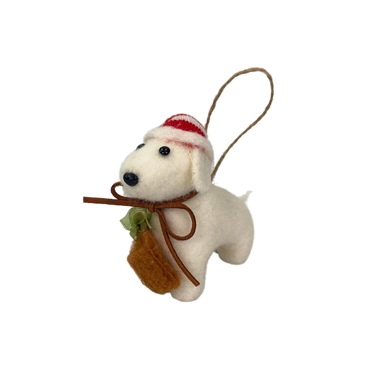Christmas Pup Ornament 3.5" x 3.75" | BF