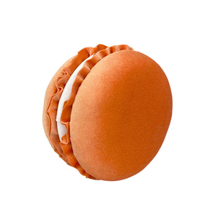 Orange Fabric Scrumptious Macaroon Ornament 12.75" X 7" | BF