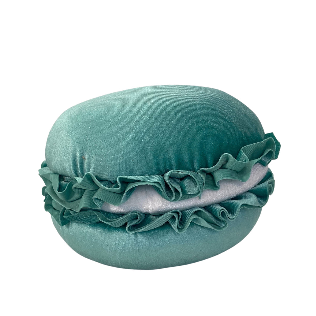 Teal Fabric Scrumptious Macaroon Ornament 6