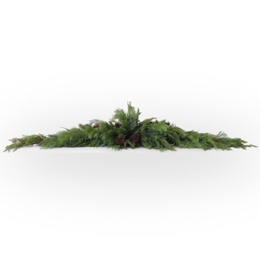 Mixed Christmas Cypress Swag/Garland 82" | XJ