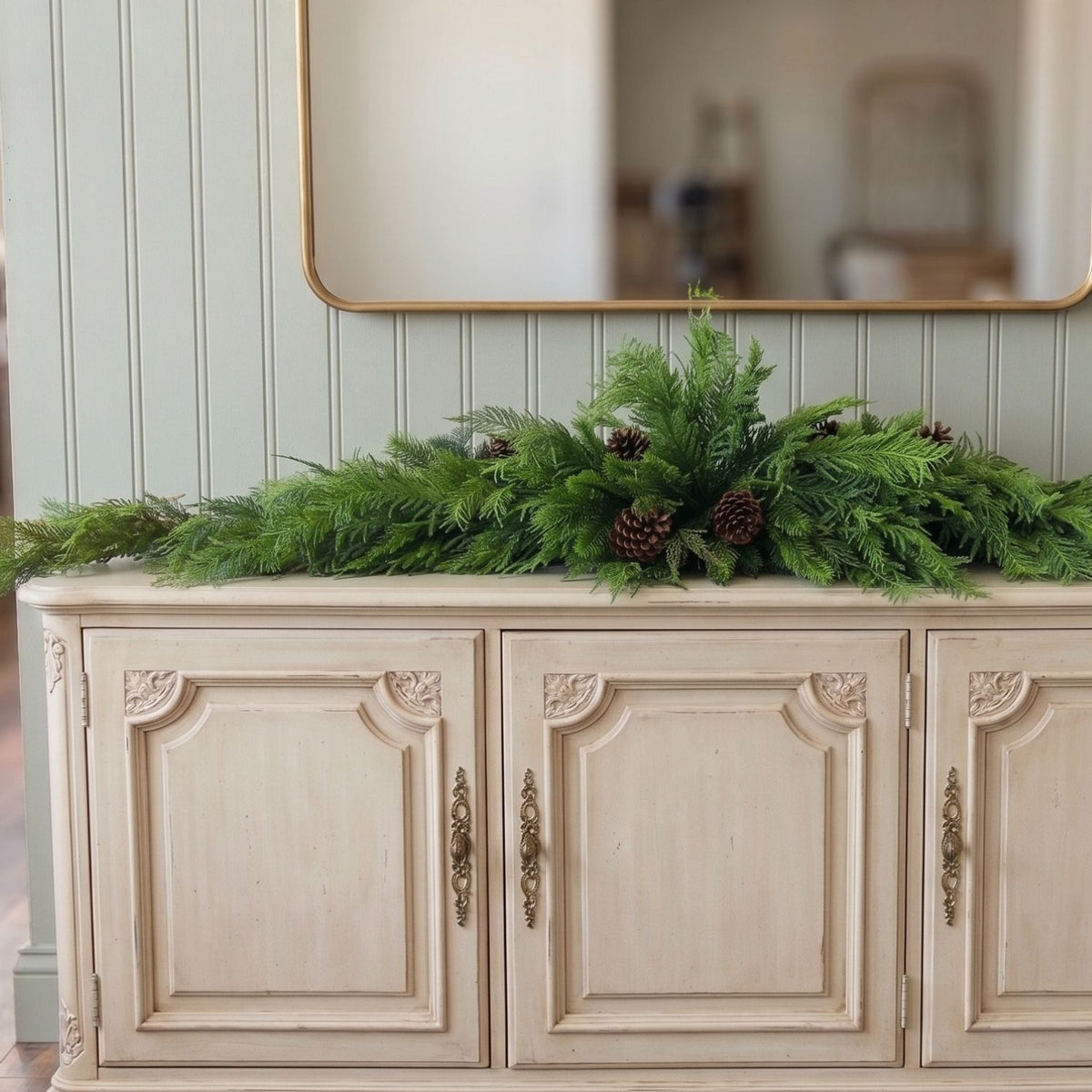 Mixed Christmas Cypress Swag/Garland 82" | XJ
