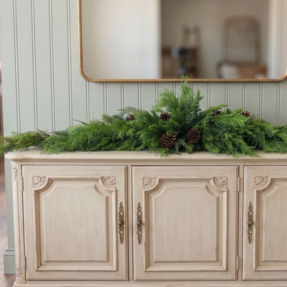 Mixed Christmas Cypress Swag/Garland 82" | XJ
