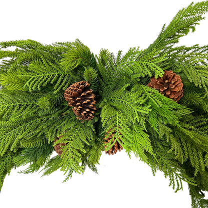 Mixed Christmas Cypress Swag/Garland 82" | XJ