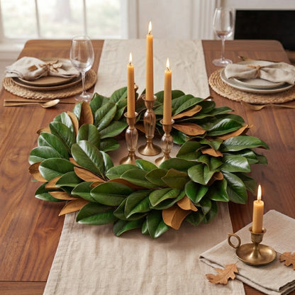 Magnolia Leaf Wreath 27" | XJ
