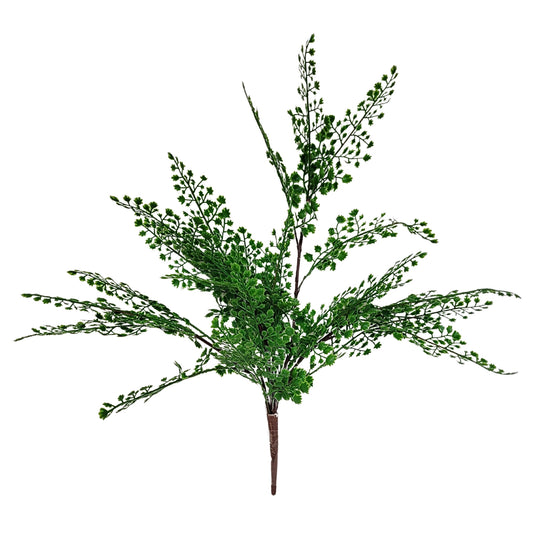 19" Maiden Hair Fern Plant - Dark Green | XJE