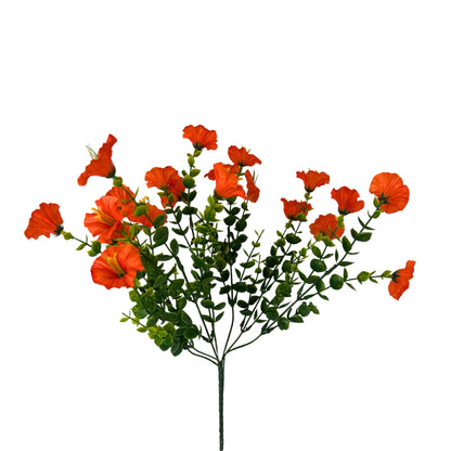 Mini Morning Glory Bunch 14" - Orange
