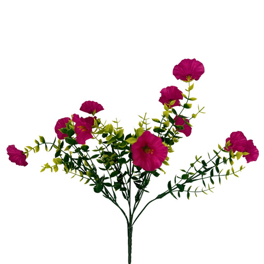 Mini Morning Glory Bunch 14" - Red/Purple