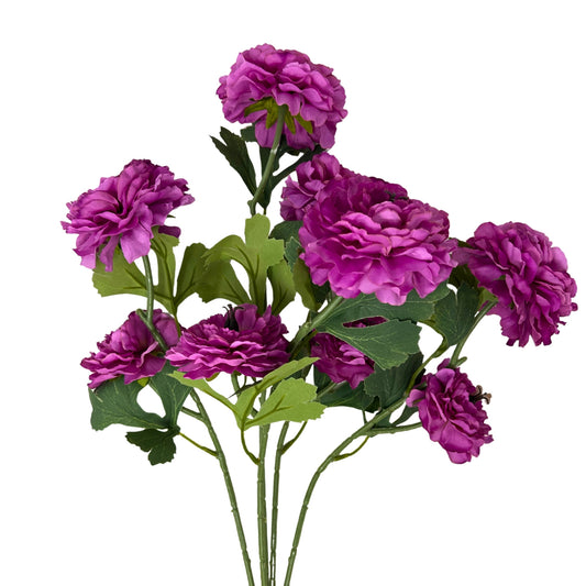 Ruffled Ranunculus Bush x9 - 21" Lavender | GTE