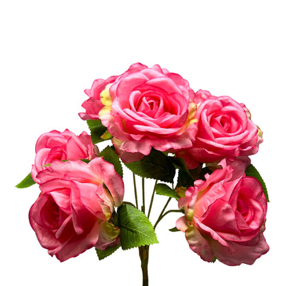 Large Hybrid Rose Bush x7 - Pink 17" | GTE