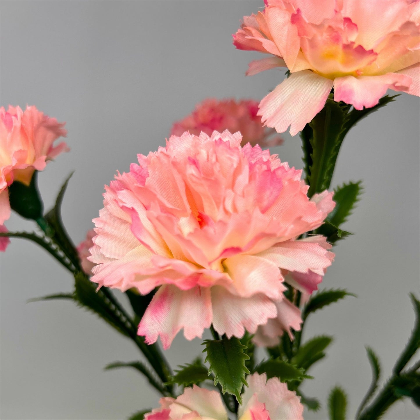 Carnation Bush x7 w/ 14 Heads - 17" Pink | GTE
