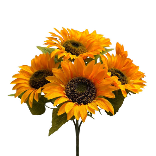 Farm Sunflower Bush x7 - 18" Yellow | GTE
