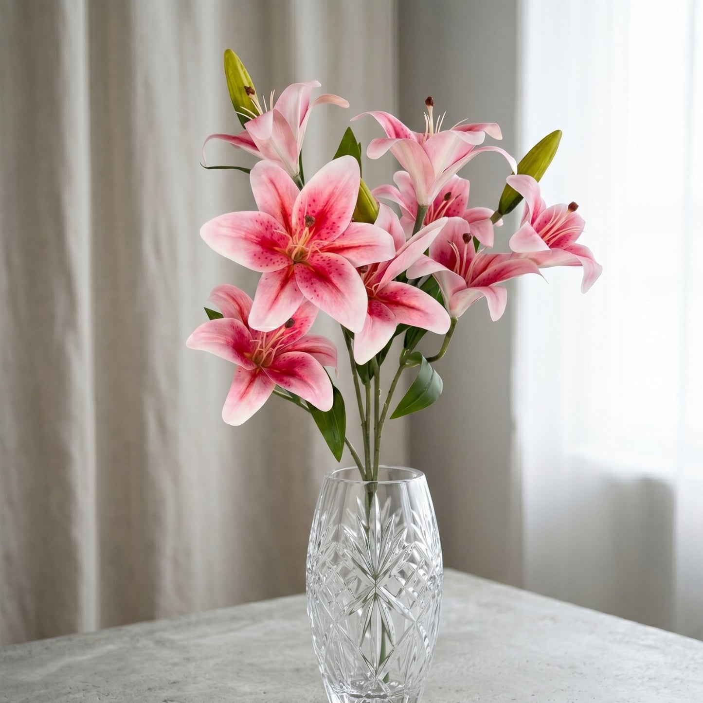 Soft Touch Lily Bush x10 Rubrum - 22" | GTE