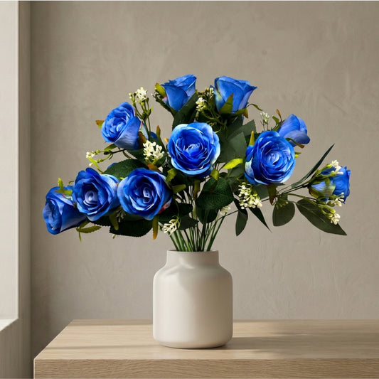Wedding Rose Bud x18 Blue - 18" | GTE
