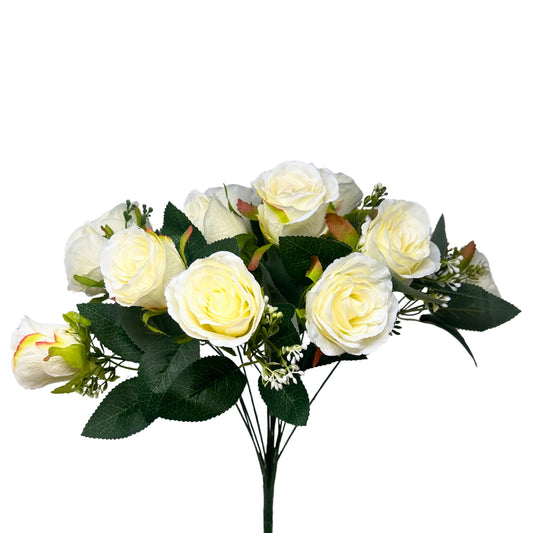 Wedding Rose Bud x18 Cream - 18" | GTE