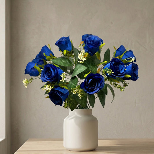 Wedding Rose Bud x18 Deep Blue - 18" | GTE