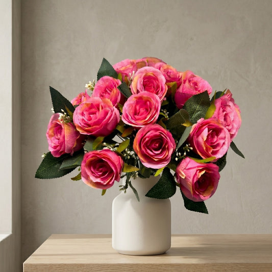Wedding Rose Bud x18 Hot Pink - 18" | GTE