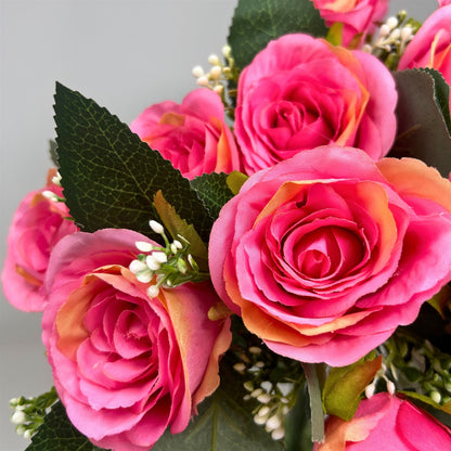 Wedding Rose Bud x18 Hot Pink - 18" | GTE