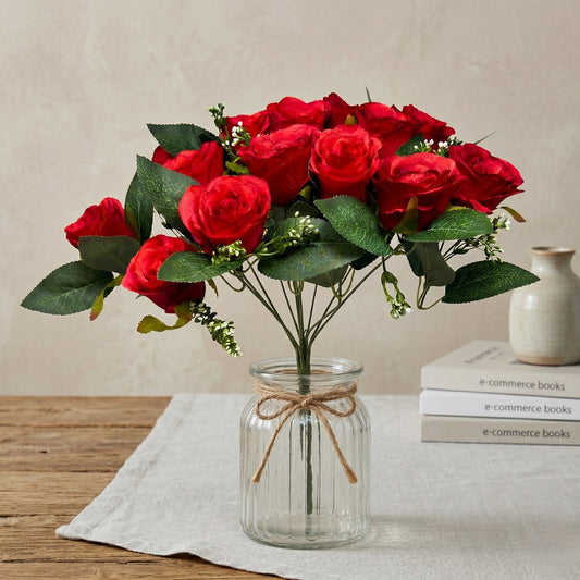 Wedding Rose Bud x18 Red - 18" | GTE