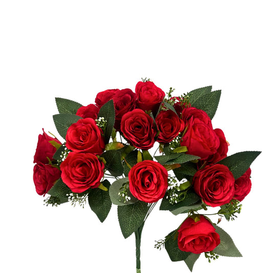 Wedding Rose Bud x18 Red - 18" | GTE