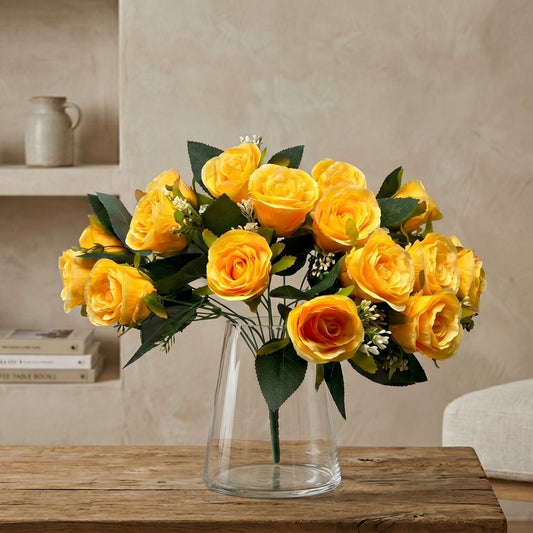 Wedding Rose Bud x18 Yellow - 18" | GTE