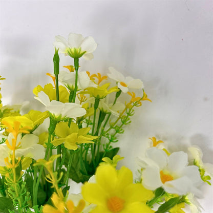 Mini Daisy w/ Yellow Filler x7 - Cream/Green - 12" | GTE