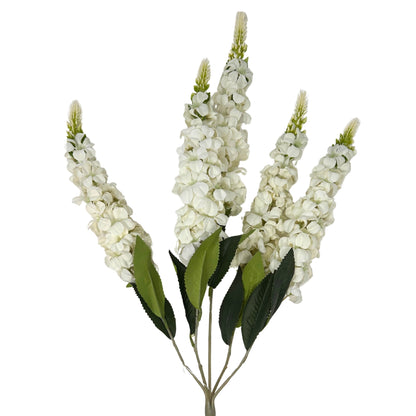 Veronica Spike Bush x5 - Cream - 23" | GTE