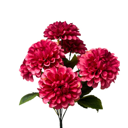 Pom Pom Dahlia Bush x7 - Raspberry - 17" | GTE