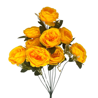 English Rose Bush x9 - 24" Yellow | GTE