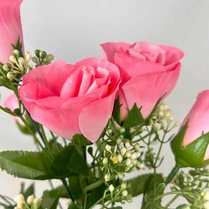 Rose Bud Bush x18 w/ Filler 18" - Pink | GTE