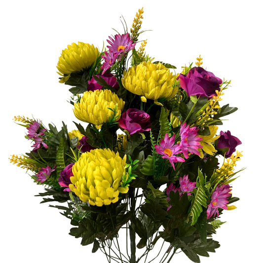 Chrysanthemum/Rose Bush x36 - Purple/Green | SXE
